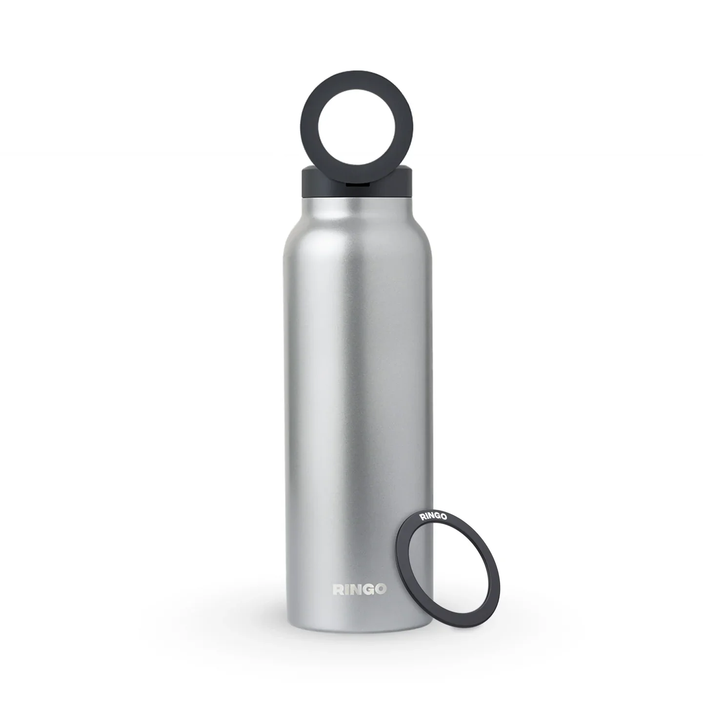 Ringo MagSafe Water Bottle 1 Litre (32oz) Steel - Tashqila Ringo MagSafe Water Bottle 1 Litre (32oz) Steel - Tashqila